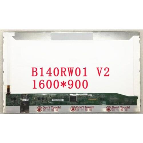 Free shipping ! B140RW01 V2 V.2 LP140WD1-TPD1 LTN140KT02 Fit for HP elitebook 8440P 8440W Laptop Lcd Screen 1600*900 EDP 30pins