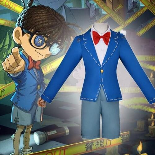 Game Identity V Cosplay costumes Detective Orpheus Cosplay Costume Edogawa Konan Skin Blue Uniforms Suits Clothes Full Sets Hot