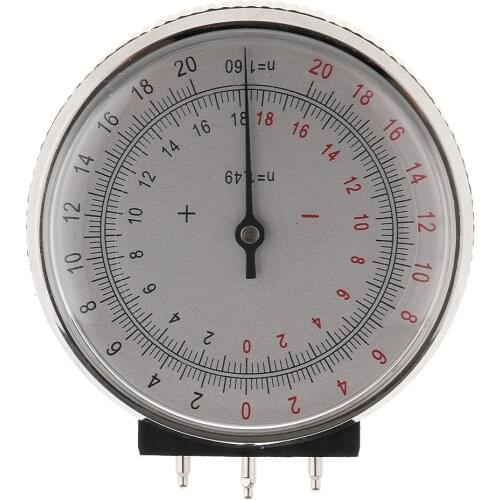 Metal Professional Ophthalmic Lens Clock Base Curve Optician Lens Curvature Measure Gauge + Box Case for Eyeglasses Stores