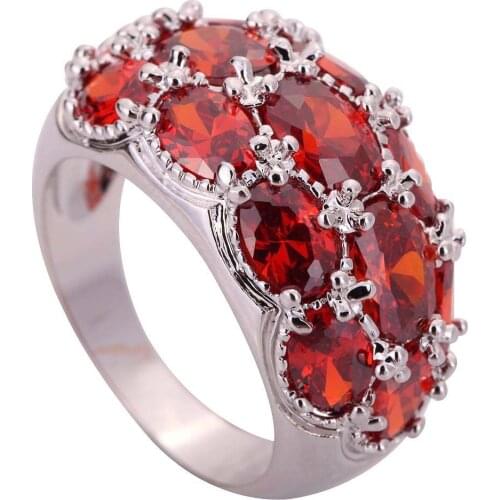 2020 New High Qualtiy 6Colors Sparkling Brilliant CZ Crystal Ring For Women Girls Wedding Engagement Jewelry Rings Wholesale