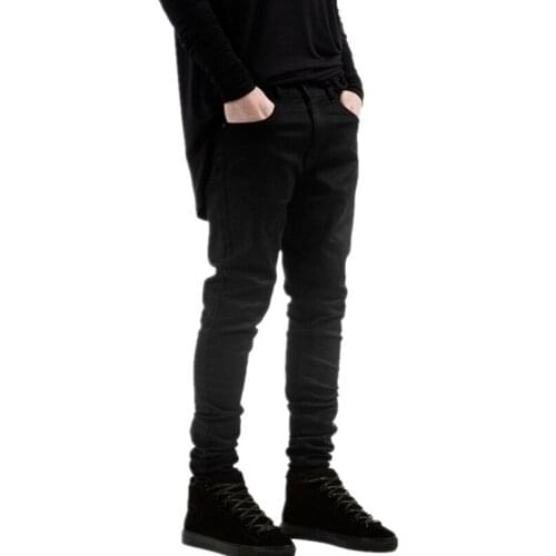 2016 New arrival four Seasons men skinny jeans Men Slim hip hop swag Elastic pants Mens brand high quality jeans trousers 666