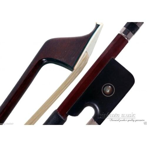 New 4/4 Brazil Wood Cello Bow Straight ebony f rog Pretty inlay #DH-67