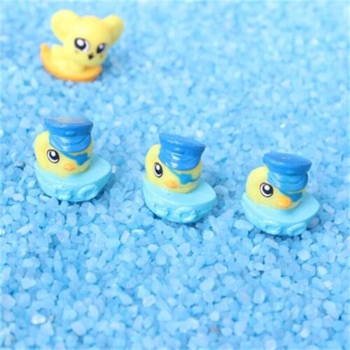 One-Eyed Duckling Micro-Landscape Doll Landscape Decoration DIY Boat Yellow Duck Garden Decoration