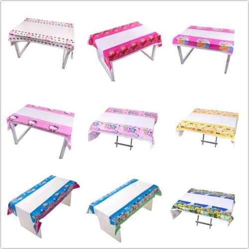 Hot sale Pokemon Pikachu childrens birthday holiday cartoon table cloth disposable party decoration table cloth