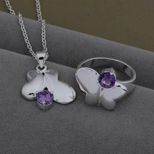 Wholesale High quality 925 silver Fashion jewelry necklace ring WT-527