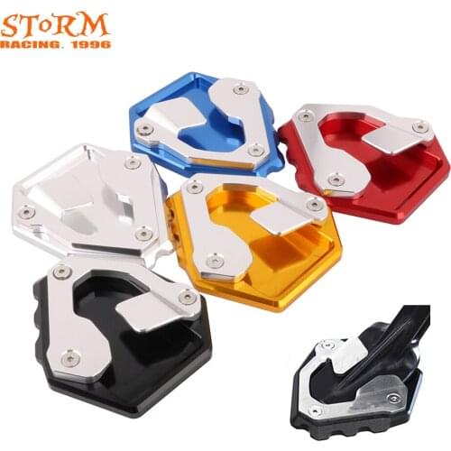 Motorcycle CNC Kickstand Plate Foot Pad Support Extension For Honda CRF1000L CRF 1000L 2016 2017 2018