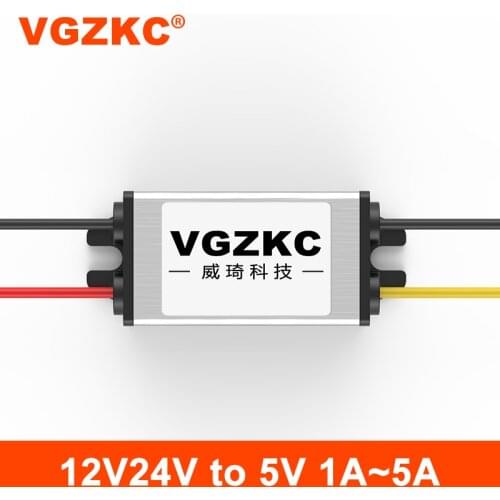 12V-24V to 5V 1A 2A 3A 4A 5A DC power converter 24V to 5V automotive step DC voltage regulator module