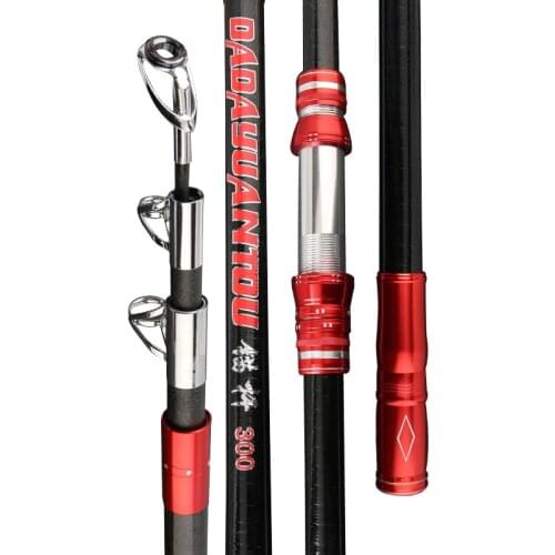 2.7m-3.6m-4.5m Bold Anchor Fishing Rod Carbon Ultra Light Super Hard distance throwing Rod Sea pole Casting Sea Fishing Gear