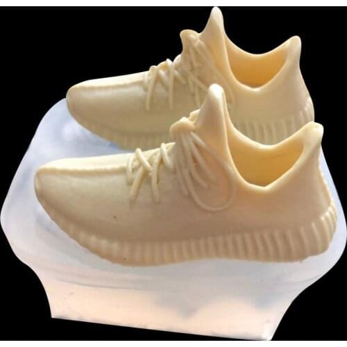 DIY Coconut Shoes Silicone Mold Aromatherapy Plaster Car-Mounted Incense Expansion Stone Epoxy Ornaments 17-51