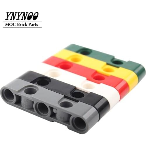 10Pcs/lot High-Tech Beam Special 1x5 Open Center Thick Hole Building Blocks Studless Liftarm Truck Crane DIY Toys for 32316