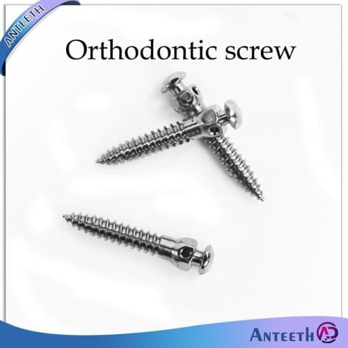 Dental Orthodontic Material Titanium Alloy Implant Micro Mini Screw 1.4mm/1.6mm/2.0mm