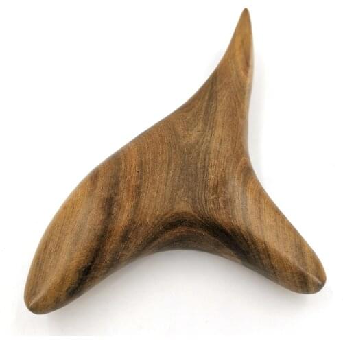 New Body Neck Relax Blood Circulation Wooden Massager Triangle Trigeminal Fragrant Wood Reflexology Tool SPA Therapy