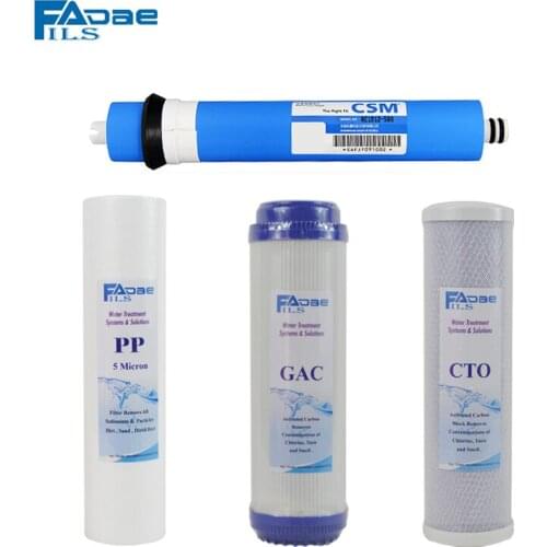 High Quality! Replacement Filter Sets For Reverse Osmosis Water Filter System Stage 1, 2, 3&4 -pack of 4
