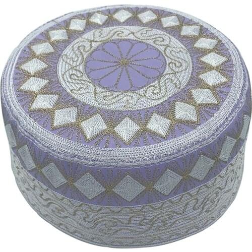 Muslim Hats Cotton Embroidery Islam Arab Clothing Men Prayer Islamism Islamic man Caps Saudi Arabia Indian Turban Bonnet Hat