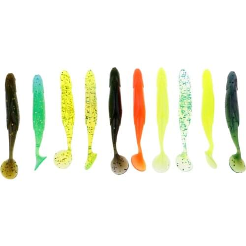 10 Pcs 9.5cm Classic Software Fishing Lure Bionics Creative Soft Bait 6g Fishing Baits for Fisherman