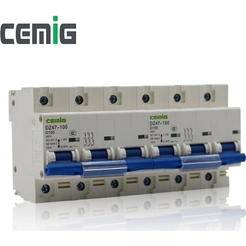 3P 100A Dual Power Manual Transfer Switch MTS Circuit Breaker 50Hz 60Hz 400V~ 10KA