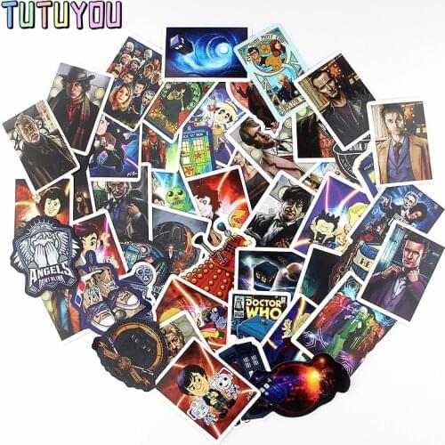 PC269 50pcs TV Show Cartoon Sticker Waterproof For Laptop Moto Skateboard Luggage Guitar Furnitur Decal Toy Stickers