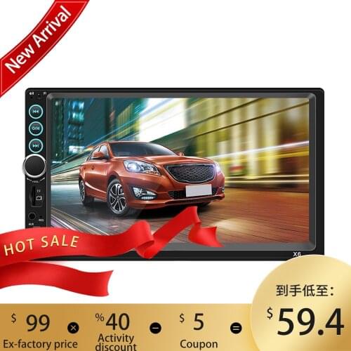 7'' High-definition Dual-spindle Car MP5 Player Car Radio Bluetooth Hands-free Mobile Phone Interconnection