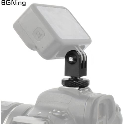 Aluminum Alloy Mount Base Adapter for GoPro 9 8 Camera Tripod Adapter Stand With Cold Shoe Camera Studio Accessory