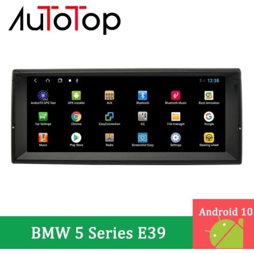 AUTOTOP 10.25" 2 din Android 10.0 Car Radio Player for E39 5 Series 1996-2003 with BT GPS Navigation MirrorLink DSP 4G Carplay