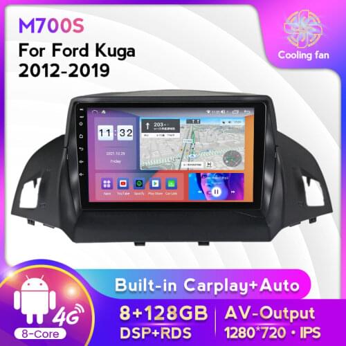 Navifly Android 11 Car Multimedia GPS Radio Player For Ford Kuga Escape 2012-2019 Steering Wheel Control DSP Built-in Carplay