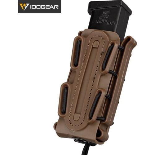 US army Magazine Pouches Military Fastmag Belt Clip plastic molle pouch bag 9mm softshell G-code Pistol Mag Carrier tall