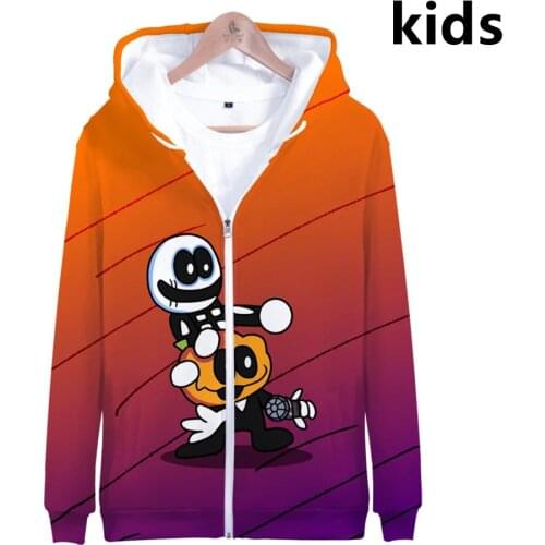 3 to 14 Years Kids Hoodies Friday Night Funkin 3D Print Hoodie Sweatshirt Boys Girls Harajuku Outerwear Children Clothes
