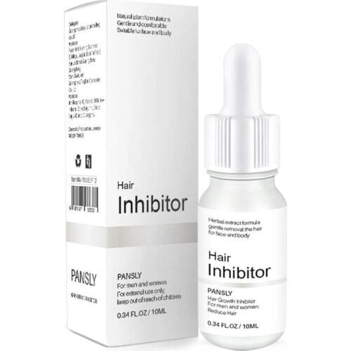 10ml Pemanent Hair Growth Hair Removal Painless on Bikini Face Armpit Legs Body Pubic Hair Depilation Serum Inhibitor Oil