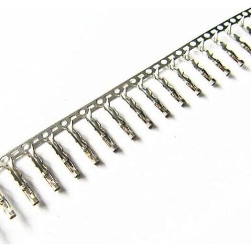 100PCS/Lot Dupont Terminal Connector Female Pin Metal Jumper Terminal 2.54mm
