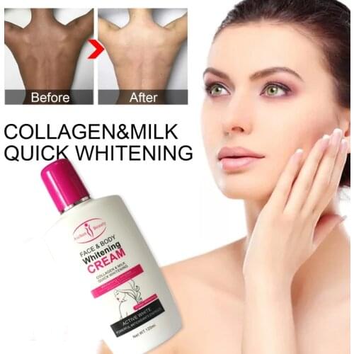 Collagen Milk Bleaching Face Body Cream skin whitening Moisturizing Body Lotion skin lightening cream