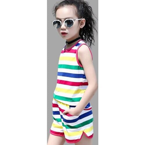 Summer Girl Costume Set Dirndl Clothes Children Clothing Stripe Girl Set Girl Clothes 6 8 10 12 14 years