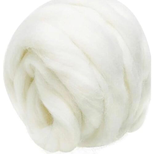 LMDZ Wool Felting Supplies, 100% Pure Wool, Chunky Yarn, Spinning Wool Roving for Needle Felting Wet Felting DIY Hand Spinning