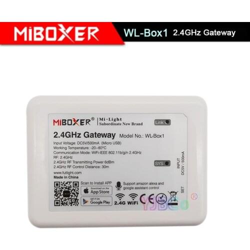 Miboxer WL-BOX1 DC5V Wifi Wireless controller compatible with IOS/Andriod system Wireless APP Control for CW WW RGB bulb