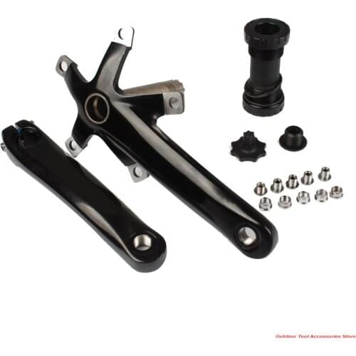 170mm BCD 130mm Durable Bicycle Crank Set Al Alloy Crank Arm MTB/Road Bike Crankset