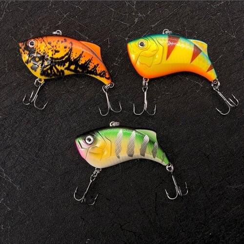 Recertop 6.5cm 14.1g2021 saltwater freshwater universal multi-color hot sale Big fish fishing lure bait simulated fish skin
