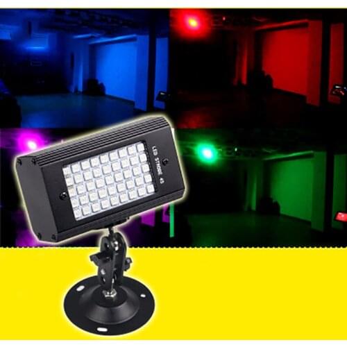 1 Set 45 LED Mini Colored Strobe Light USB Sound Control Fashing Lamp KTV Bar Disco DJ Stage Light Home Party