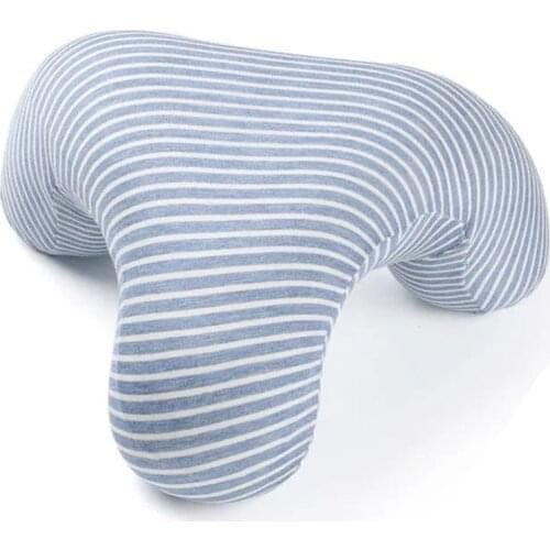 Triangle Desk Nap Pillow Neck Supporter Seat Cushion Headrest Travel Neck Pillow with Arm Rest Pure Cotton Orthopedic Pillow