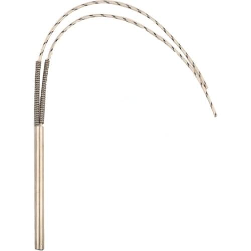 Isuotuo 10 pcs of 10*100mm Cartridge Heater Tubular Element 400W Single Head Heating Tube Mold Machine Part 220V