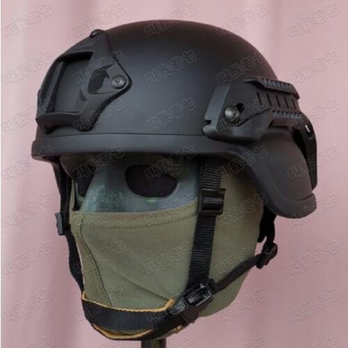 Thickened Mich2000 GRP Tactical Helmet rs-x Hanging Version Black 1200g Riot Helmet