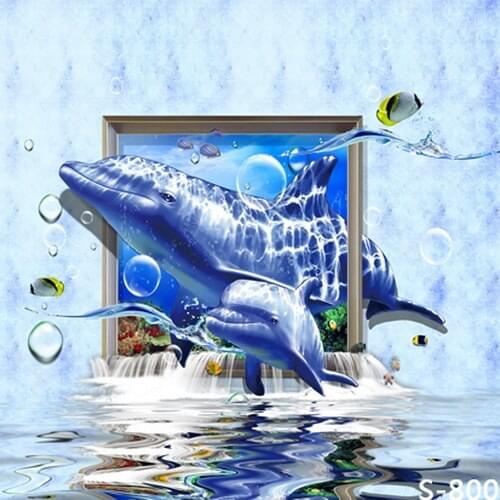 VinylBDS Holiday Backdrops Photography Background Photo Studio Shark Fondos Fotografia Ocean Photos Backdrops For Photography