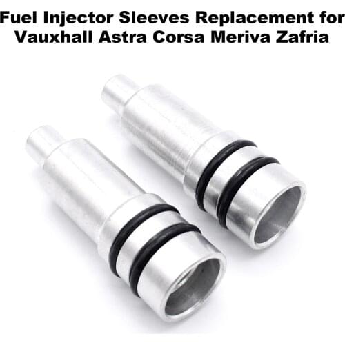 Fuel Injector Sleeves with 2 Seals Replacement for Vauxhall Astra Corsa Meriva Zafria Auto Fuel Injector Micro Filte