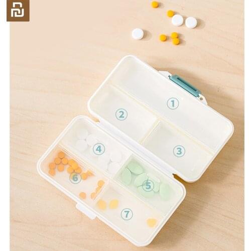 Youpin jordanjudy pill box High quality PP double sealed Moisture-proof dust-proof protable Carrying mini medicine box