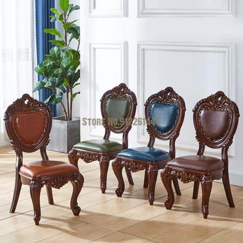 American small chair home backrest European-style low stool bench children leather stool shoe replacement coffee table stool sma