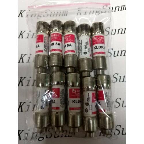 Free shipping 10pcs KLDR 8 genuine American Netlon CLASS CCTIME-DELAY delay fuse / fuse 600V8A