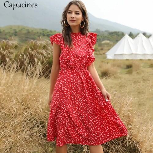 Summer Dresses With Print Capucines China