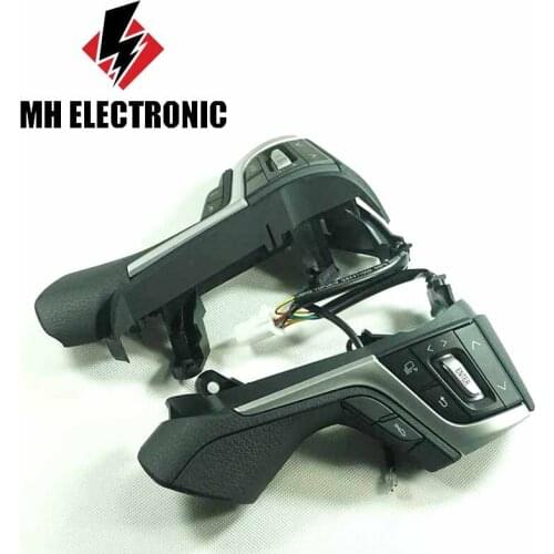 MH Electronic Steering Wheel Audio Phone Bluetooth Pad Control Button Switch For Toyota Land Cruiser Prado 2017 2018 Full Option