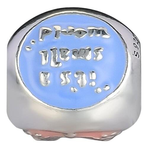 Its a small world Charm New Fashion Beads For Jewelry Making Sterling Silver Jewelry For Woman DIY Bracelets