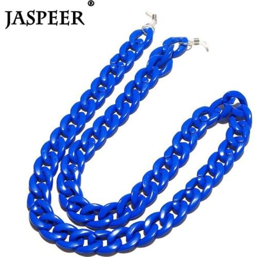JASPEER Eyewear Accessory Chains Acrylic Light Weight Chain for Hanging Sunglasses Eyeglass Decoration