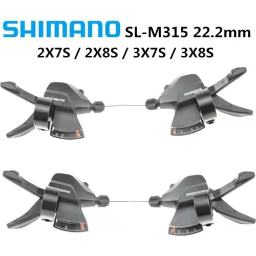 100% Genuine SHIMANO Altus SL-M315 2s 3s 7s 8s Shifter Trigger Set Rapidfire 14/16/21/24s 2x8 3x8 Speed Shifters Update of M310