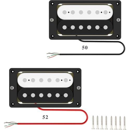 NAOMI Double Coil Humbucker Electric Guitar Pickups Neck and Bridge Pickup Set